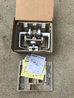 Door locks, hinges and closers