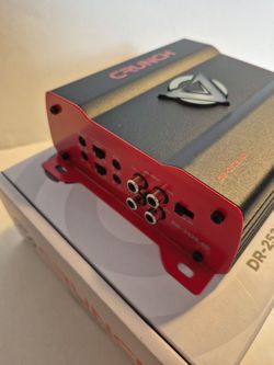 CRUNCH 2525 WATTS 4 CHANNEL BUILT IN CROSSOVER CAR AMPLIFIER