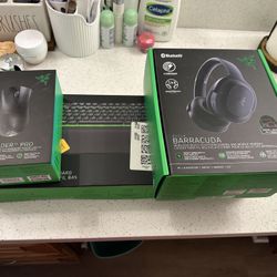 Gaming Keyboard, Headset And Mouse 