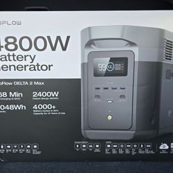 Ecoflow 4800w Power Station Battery Inverter