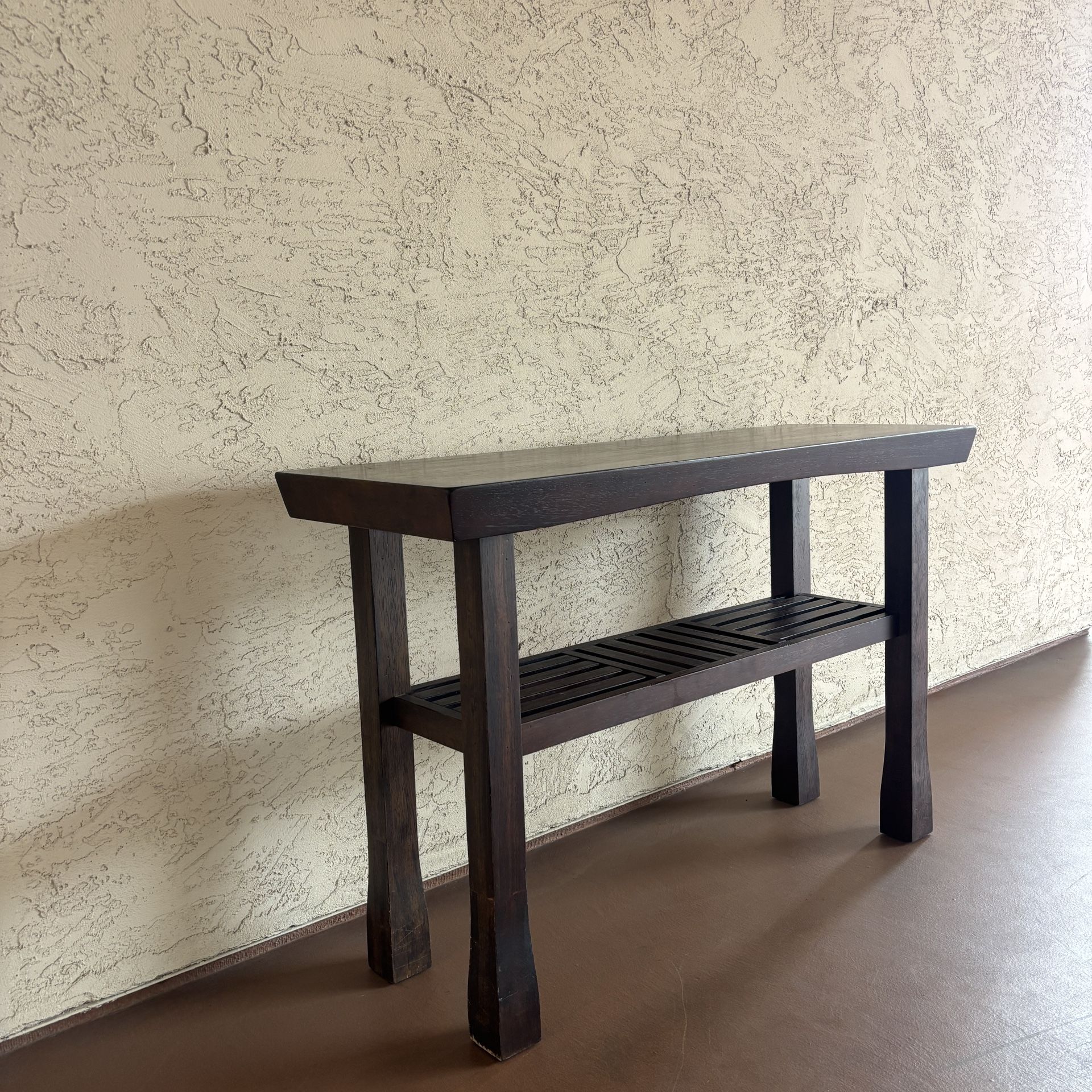 One Heavy Solid Wood World Market Hako Collection Console Table