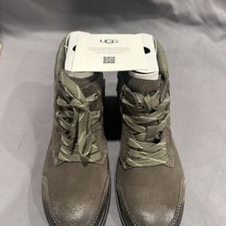 UGG W Hapsburg Ankle Lace-Up/Zip Waterproof Leather Bootie size 6.5