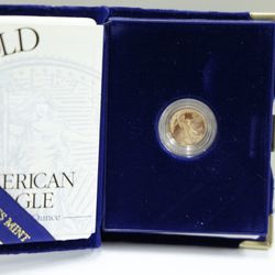 1990 Proof 1/10 Gold American Eagle Coin