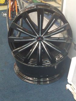 Set Of (4) 24 In Cavallo Clv-49 Rims