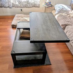 Lift-top coffee table