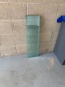 Custom-made 4 Glass sheets. 29.75” x 8.25” x 1/8”. New. $50 OBO. I have a fifth sheet with a chipped corner. I’ll include it for free. Great bargain!
