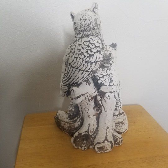 Majestic Owl Family Sculpture 