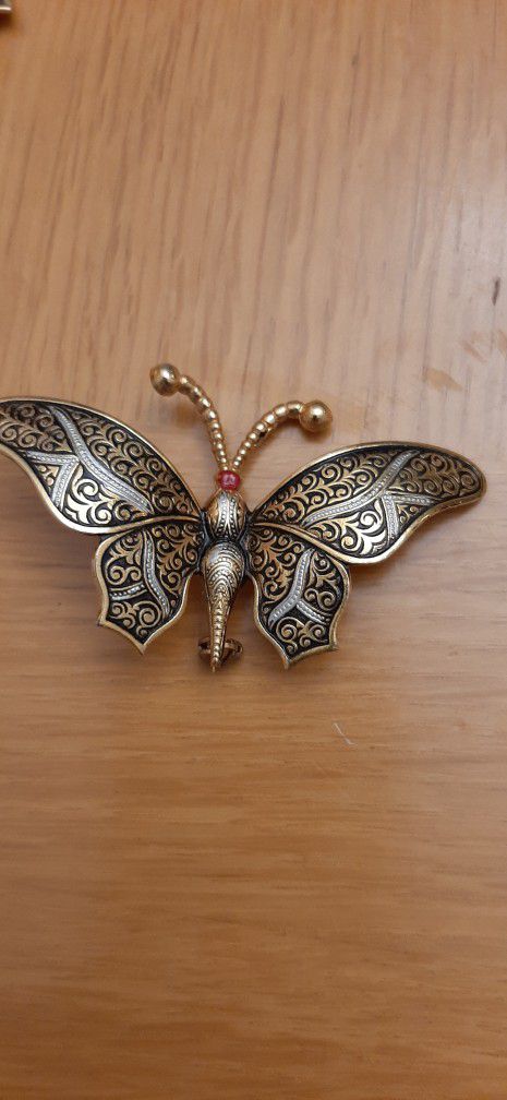 Beautiful 1950's Butterfly Brooch