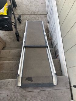 Pet safe extended dog ramp