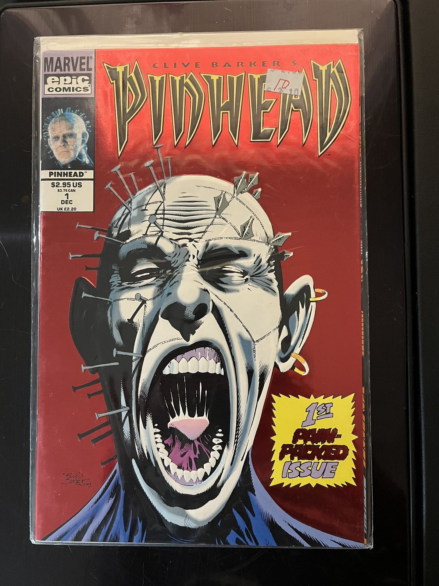 Clive Barker's Pinhead #1 Red Foil Marvel Epic Comics 1993 Hellraiser Reboot