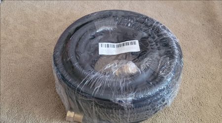 50ft x 5/8", 300PSI Working,1000PSI Burst, Hybrid Rubber Water
Hose