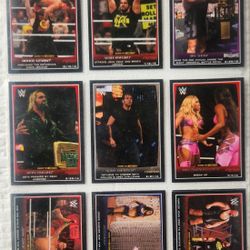 Raw And Wrestlemania Cards Collection