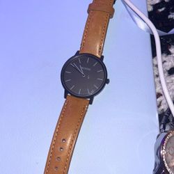 Nixon Porter Leather Watch 