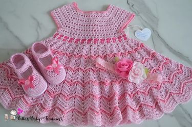 3-6 Months Baby Girl Dress Set
