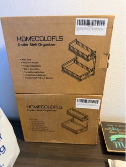 Under sink storage organizer