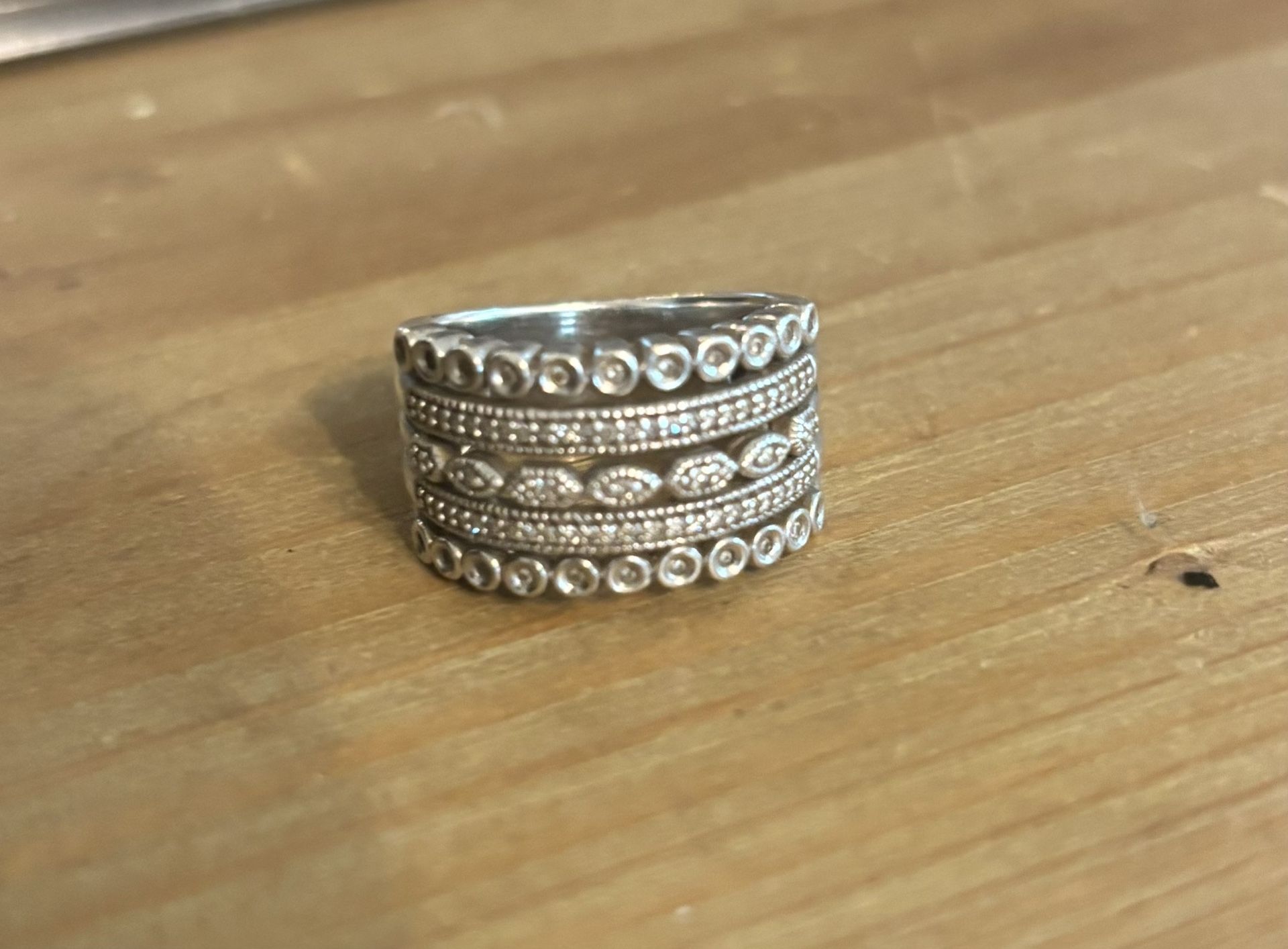 Right Hand Diamond Ring Size 7