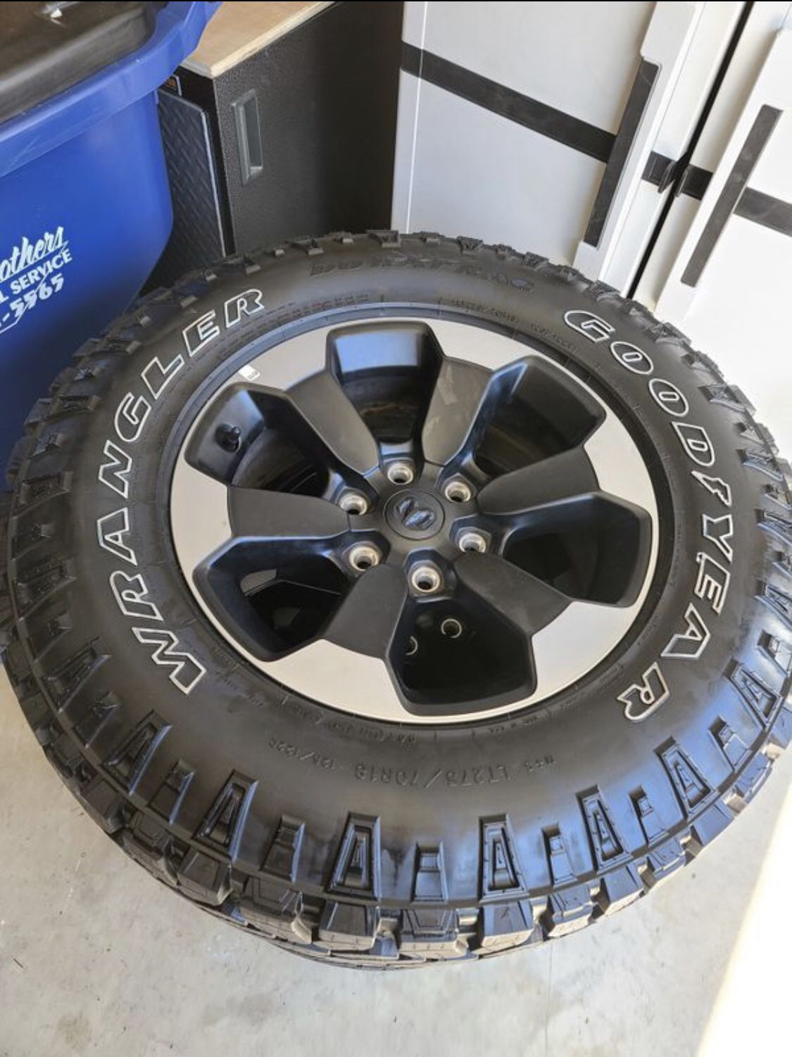 2020 Dodge Ram OEM Rebel Black wheels rims tires