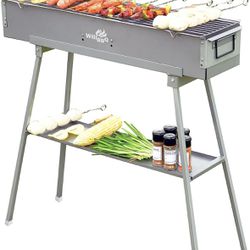 Brand New - WILLBBQ Portable Charcoal Grill