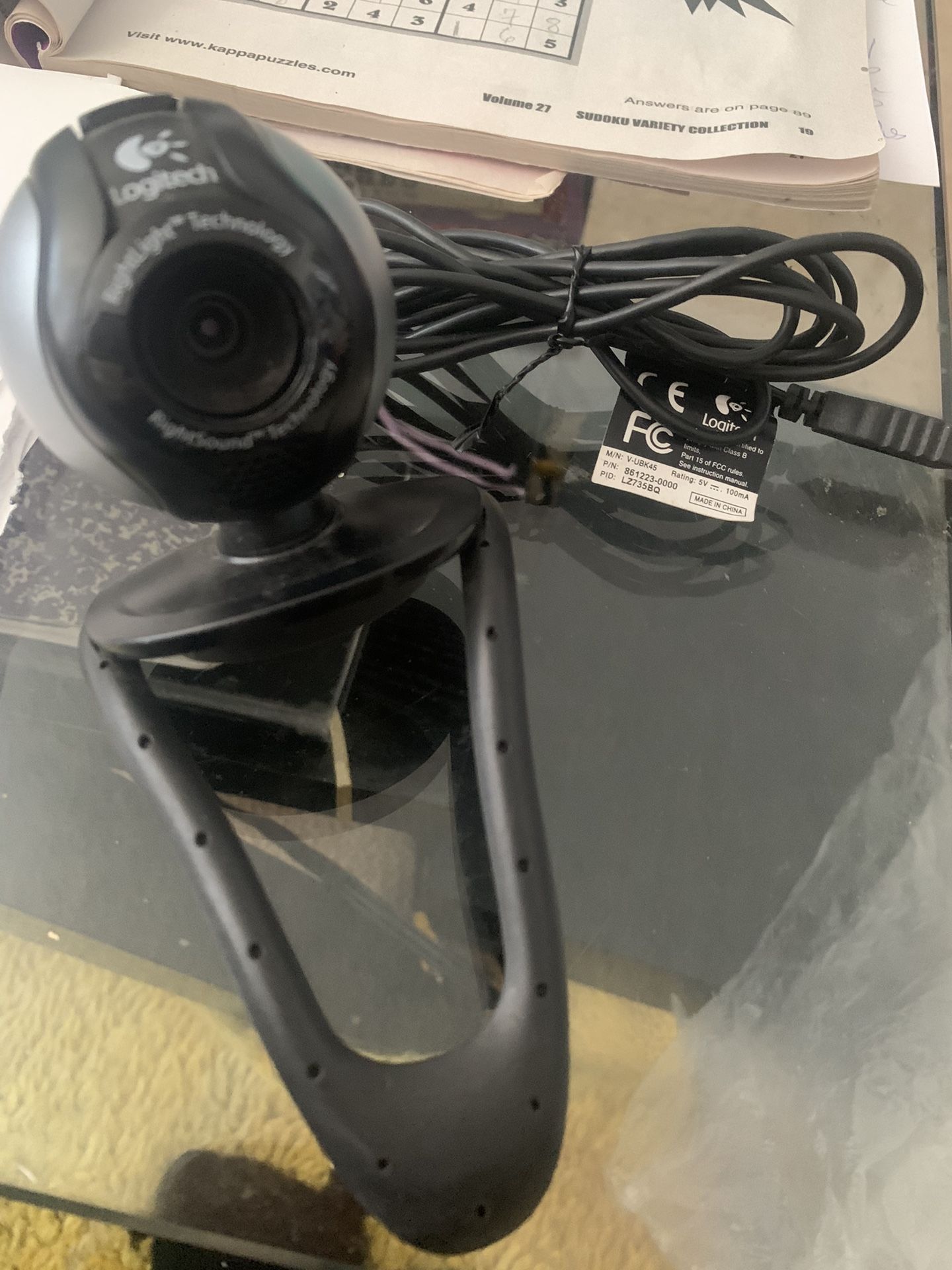 Logitech Webcam. Reduced