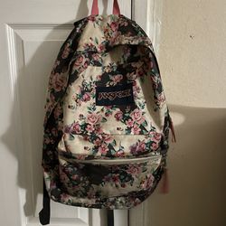 Flower Jansport Backpack 
