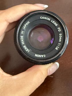 Canon lens FD 50 mm 1:1.8