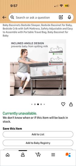 Bedside Bassinet