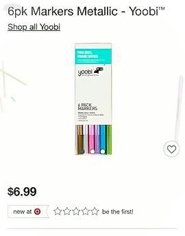 Bundle of New Yoobi Brand Mini Gel Pens and Metallic Brush Markers for Sale  in Roseville, CA - OfferUp