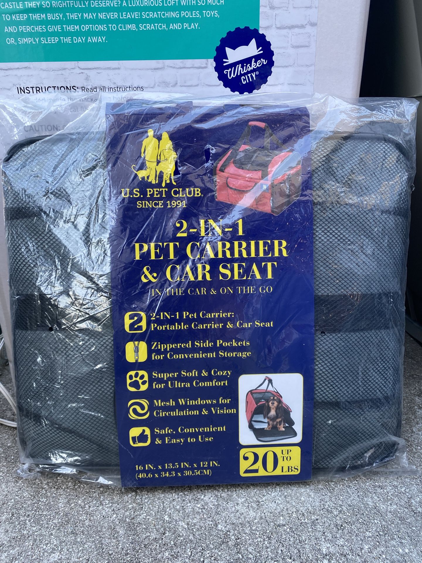 2 In 1 Pet Carrier 