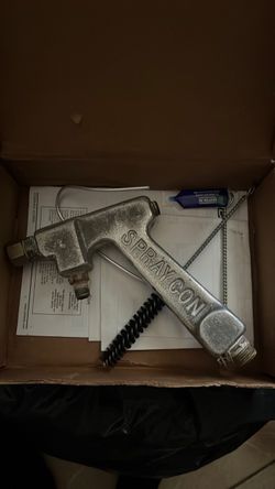 Spray con texture gun for drywall texture machine