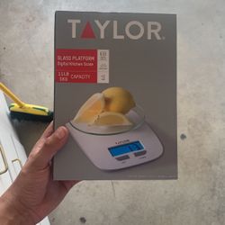 Taylor Glass Platform Digital Kitchen Scale 