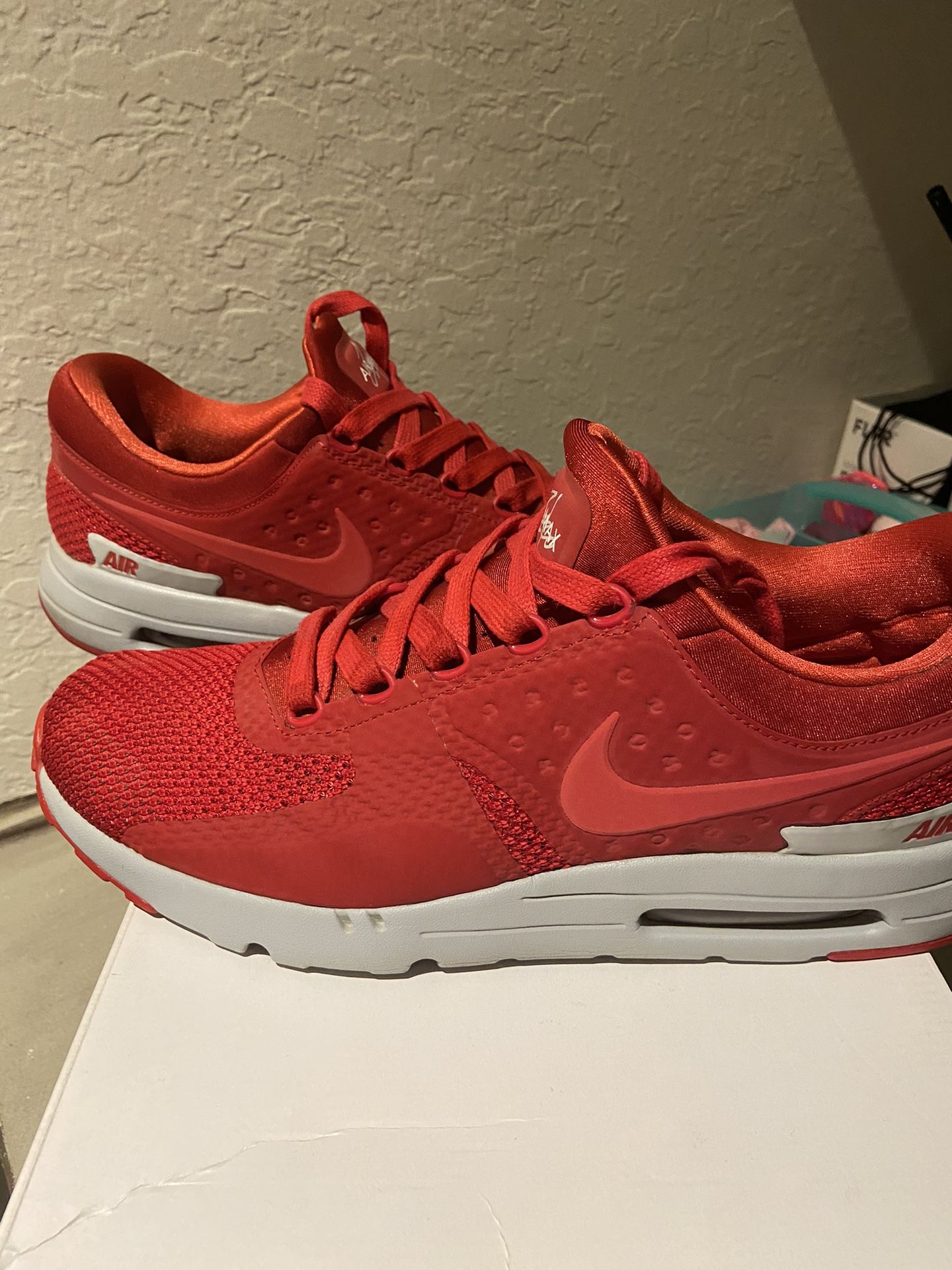 Athletic Shoes Nike Air Max Zero Premium Red Sepatu Sneakers Nike
