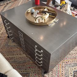 Steel Coffee Table with storage