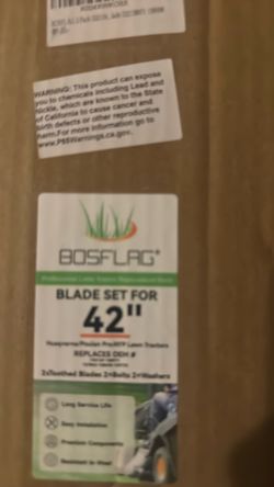 Lawn mower blades for 42 inch mower