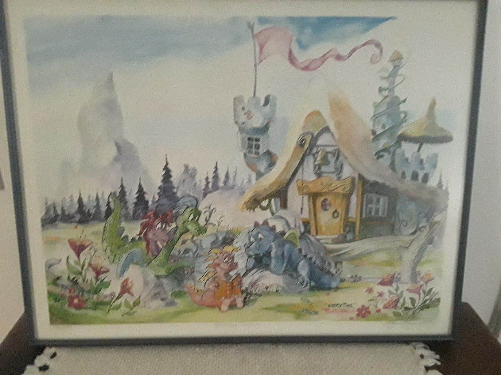 LTD ED RON RODECKER SIGNED LITHOGRAPH "STORY TIME"