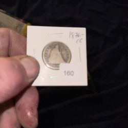 1876 Carson City Seated $.25 Piece
