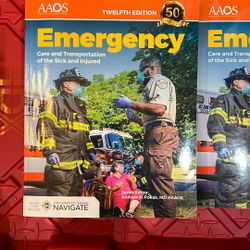 AAOS 12th Ed. Emergency Care And Transportation of the sick and injured TEXTBOOK and WORKBOOK (Bundle)