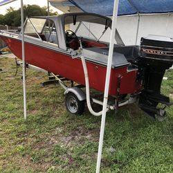 15 foot starcraft boat. fiberglass