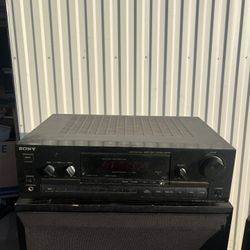 Sony Stereo Receiver With Speakers