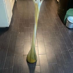 Home Decor - Large Glass Vase For Plants And Flowers