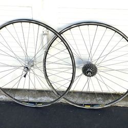 Shimano Dura Ace 7400 Hubs / Mavic Open 4 CD Clincher Rims 700c Wheelset 