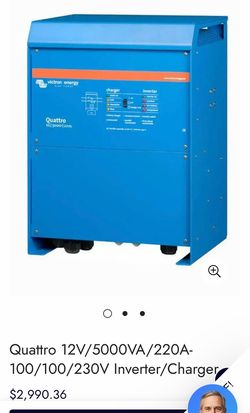 Inverter Charger Quattro 12V/5000VA/220A