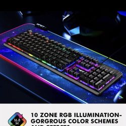 🥳🥳🥳RGB Mechanical Style Keyboard THREE FOR $25 ！