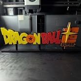 Dragon Ball Super Z Gt Logo Display Sign 