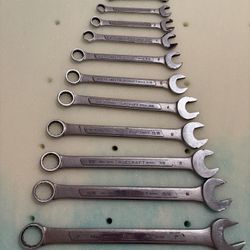 Vintage Palmera True craft SAE 1–11 Complete Wrench Set 