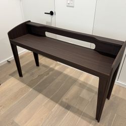  Wooden Keyboard Stand/Desk. Walnut. Dark Brown  