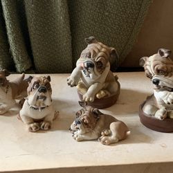 Vintage Figurines  And Toy Banks.. Resin Englishbulldog  Doggy$12 Banks And $8For Non banks If Individual 