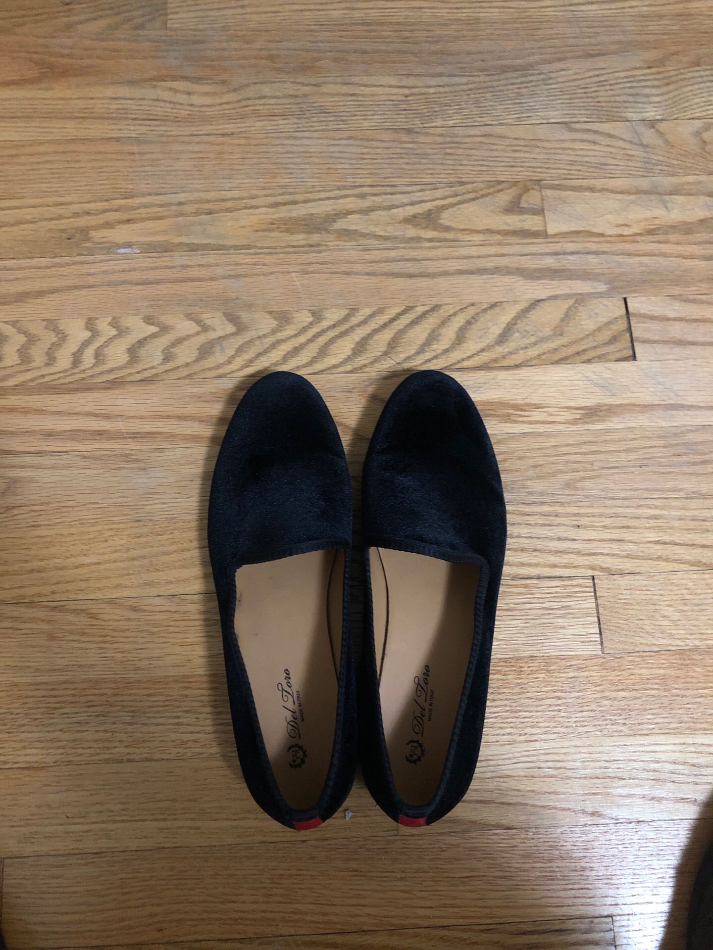 Del Toro Black suede loafers. Size 13. Price is negotiable.