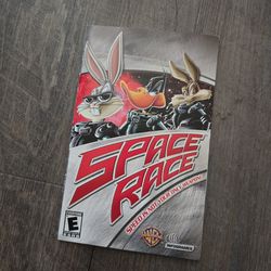 Space Race PS2 Manual Only NO GAME PlayStation 2 Instruction Book Looney Tunes