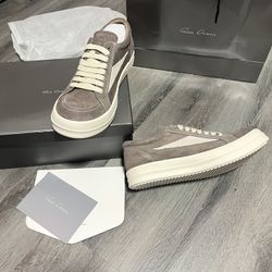 Rick Owens Porterville Low Top (Brown) Size 9Men