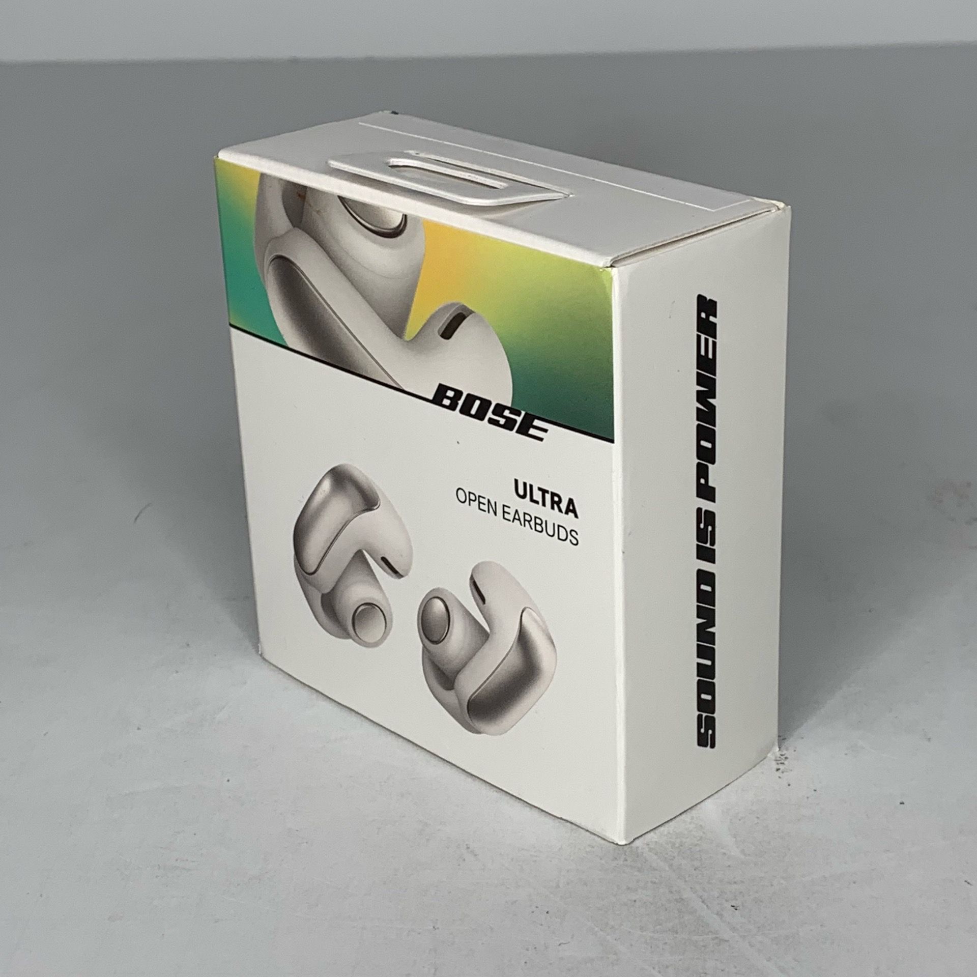Bose Ultra Open Earbuds, White Smoke - Factory Sealed